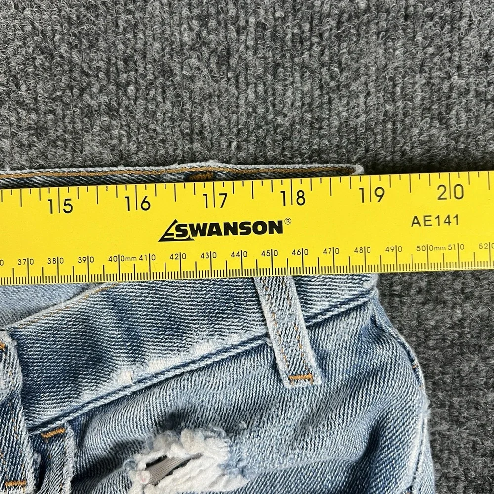 Levi's 547 Bootcut Jeans 42x30 (38x27) Light Wash Paint Distressed Guatemala Y2K